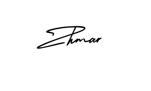 Design your own signature with our free online signature maker. With this signature software, you can create a handwritten (AmerikaSignatureDemo-Regular) signature for name Zhmar. Zhmar signature style 3 images and pictures png