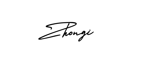 if you are searching for the best signature style for your name Zhongi. so please give up your signature search. here we have designed multiple signature styles  using AmerikaSignatureDemo-Regular. Zhongi signature style 3 images and pictures png