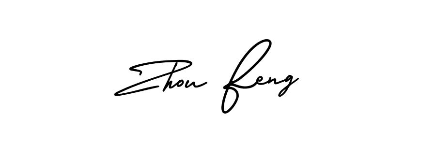 Best and Professional Signature Style for Zhou Feng. AmerikaSignatureDemo-Regular Best Signature Style Collection. Zhou Feng signature style 3 images and pictures png