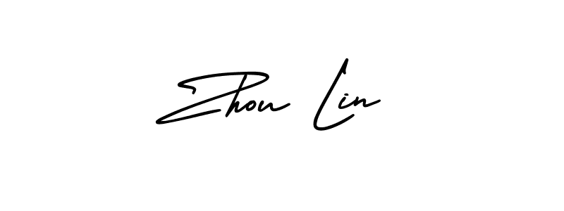 Best and Professional Signature Style for Zhou Lin. AmerikaSignatureDemo-Regular Best Signature Style Collection. Zhou Lin signature style 3 images and pictures png