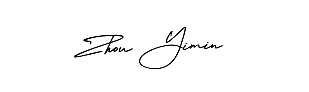 Best and Professional Signature Style for Zhou Yimin. AmerikaSignatureDemo-Regular Best Signature Style Collection. Zhou Yimin signature style 3 images and pictures png