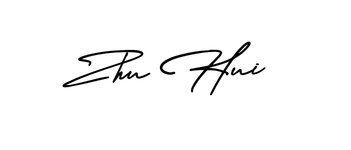 It looks lik you need a new signature style for name Zhu Hui. Design unique handwritten (AmerikaSignatureDemo-Regular) signature with our free signature maker in just a few clicks. Zhu Hui signature style 3 images and pictures png