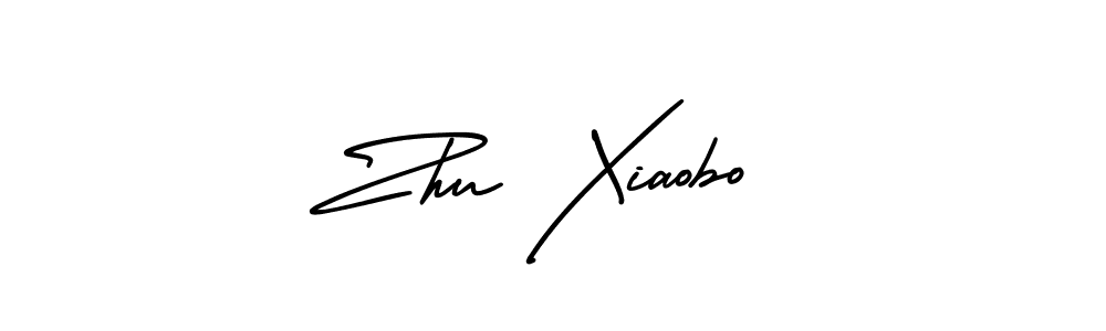 How to make Zhu Xiaobo signature? AmerikaSignatureDemo-Regular is a professional autograph style. Create handwritten signature for Zhu Xiaobo name. Zhu Xiaobo signature style 3 images and pictures png