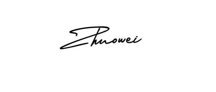 Make a beautiful signature design for name Zhuowei. Use this online signature maker to create a handwritten signature for free. Zhuowei signature style 3 images and pictures png