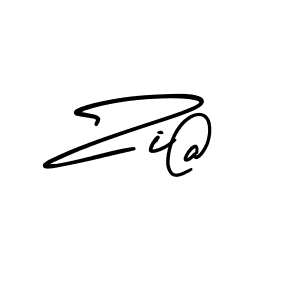 How to Draw Zi@ signature style? AmerikaSignatureDemo-Regular is a latest design signature styles for name Zi@. Zi@ signature style 3 images and pictures png