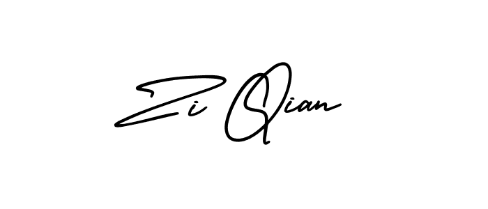 Make a beautiful signature design for name Zi Qian. Use this online signature maker to create a handwritten signature for free. Zi Qian signature style 3 images and pictures png