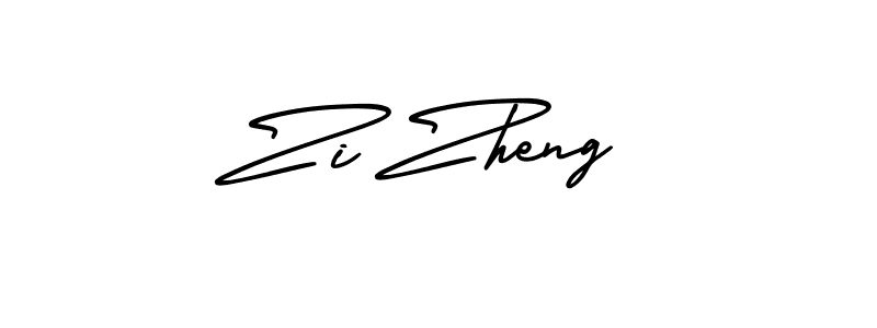 AmerikaSignatureDemo-Regular is a professional signature style that is perfect for those who want to add a touch of class to their signature. It is also a great choice for those who want to make their signature more unique. Get Zi Zheng name to fancy signature for free. Zi Zheng signature style 3 images and pictures png