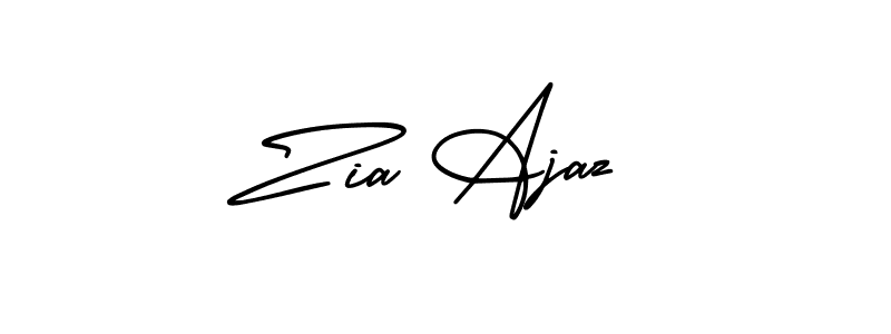 Make a short Zia Ajaz signature style. Manage your documents anywhere anytime using AmerikaSignatureDemo-Regular. Create and add eSignatures, submit forms, share and send files easily. Zia Ajaz signature style 3 images and pictures png