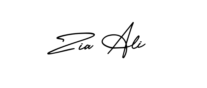 Also we have Zia Ali name is the best signature style. Create professional handwritten signature collection using AmerikaSignatureDemo-Regular autograph style. Zia Ali signature style 3 images and pictures png