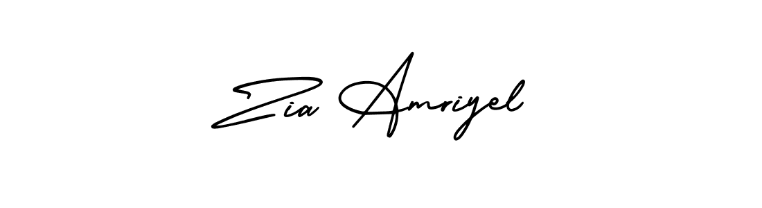 You can use this online signature creator to create a handwritten signature for the name Zia Amriyel. This is the best online autograph maker. Zia Amriyel signature style 3 images and pictures png