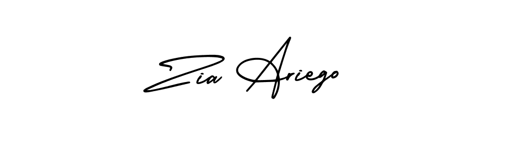Use a signature maker to create a handwritten signature online. With this signature software, you can design (AmerikaSignatureDemo-Regular) your own signature for name Zia Ariego. Zia Ariego signature style 3 images and pictures png