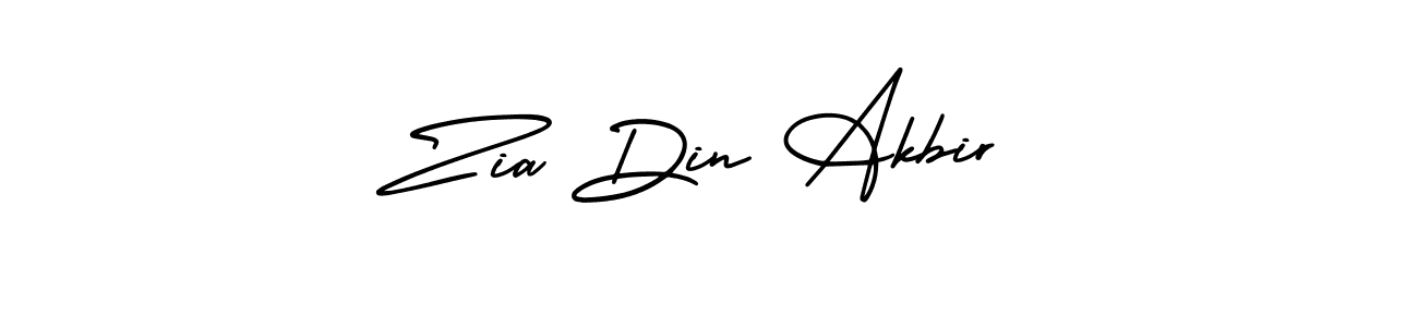 How to Draw Zia Din Akbir signature style? AmerikaSignatureDemo-Regular is a latest design signature styles for name Zia Din Akbir. Zia Din Akbir signature style 3 images and pictures png