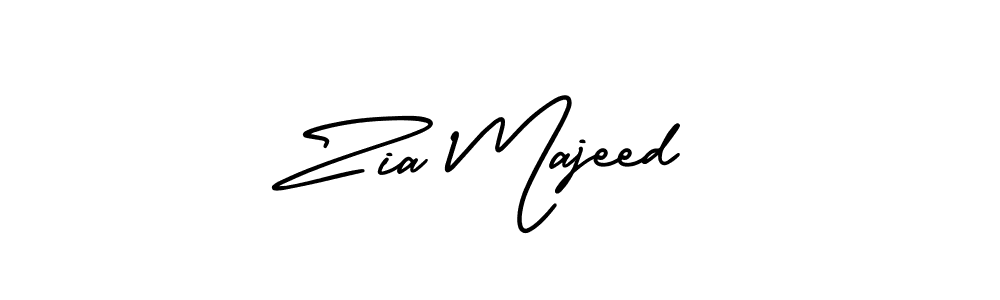 The best way (AmerikaSignatureDemo-Regular) to make a short signature is to pick only two or three words in your name. The name Zia Majeed include a total of six letters. For converting this name. Zia Majeed signature style 3 images and pictures png