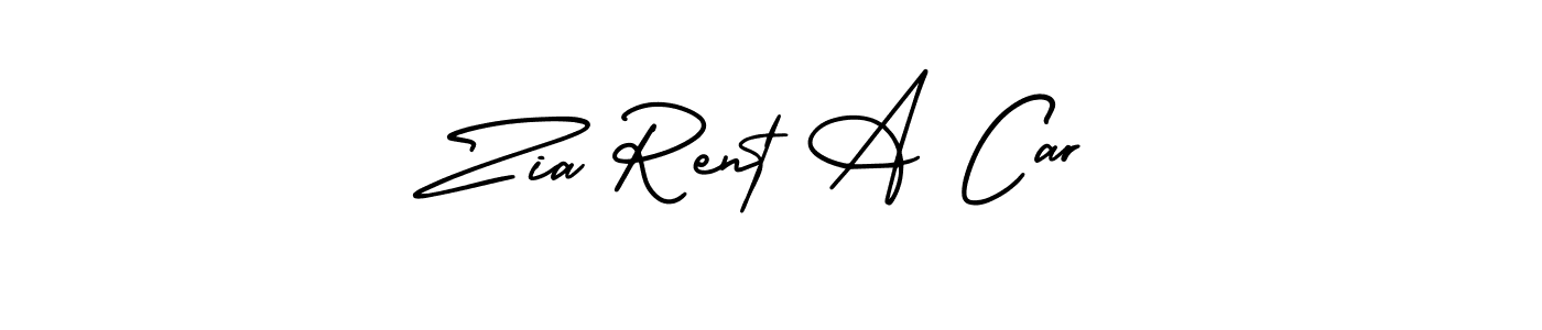 Create a beautiful signature design for name Zia Rent A Car. With this signature (AmerikaSignatureDemo-Regular) fonts, you can make a handwritten signature for free. Zia Rent A Car signature style 3 images and pictures png
