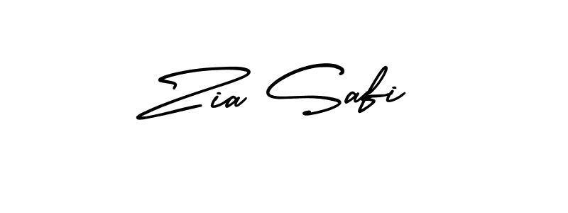 Design your own signature with our free online signature maker. With this signature software, you can create a handwritten (AmerikaSignatureDemo-Regular) signature for name Zia Safi. Zia Safi signature style 3 images and pictures png
