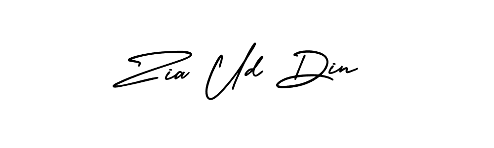 It looks lik you need a new signature style for name Zia Ud Din. Design unique handwritten (AmerikaSignatureDemo-Regular) signature with our free signature maker in just a few clicks. Zia Ud Din signature style 3 images and pictures png