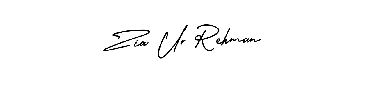 How to make Zia Ur Rehman signature? AmerikaSignatureDemo-Regular is a professional autograph style. Create handwritten signature for Zia Ur Rehman name. Zia Ur Rehman signature style 3 images and pictures png