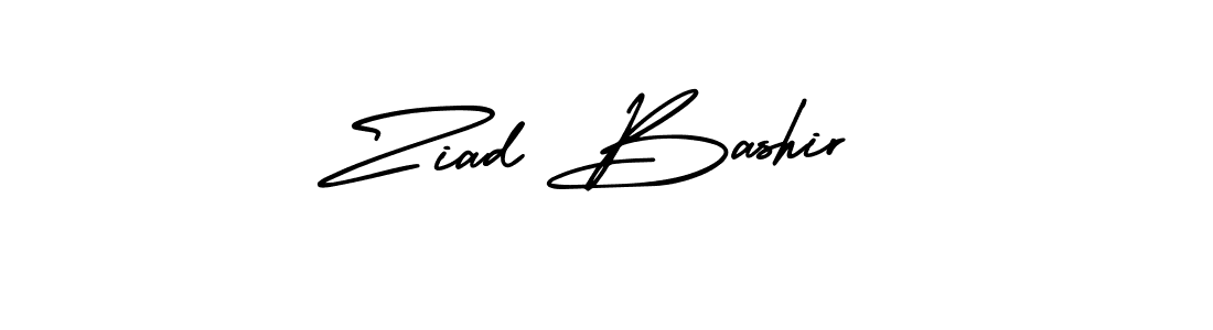 Make a beautiful signature design for name Ziad Bashir. Use this online signature maker to create a handwritten signature for free. Ziad Bashir signature style 3 images and pictures png