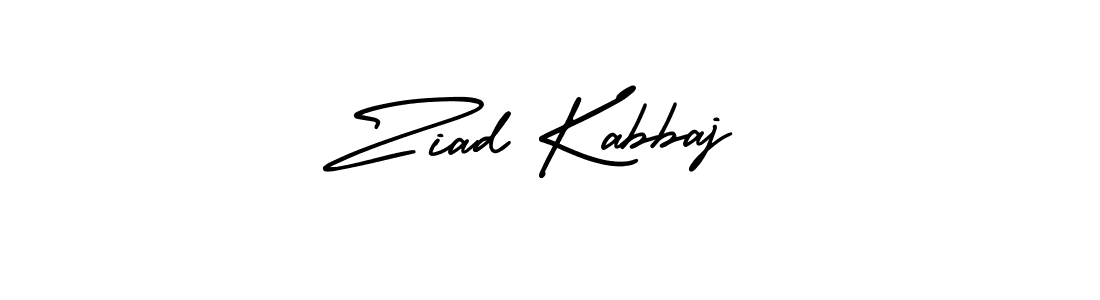 You should practise on your own different ways (AmerikaSignatureDemo-Regular) to write your name (Ziad Kabbaj) in signature. don't let someone else do it for you. Ziad Kabbaj signature style 3 images and pictures png