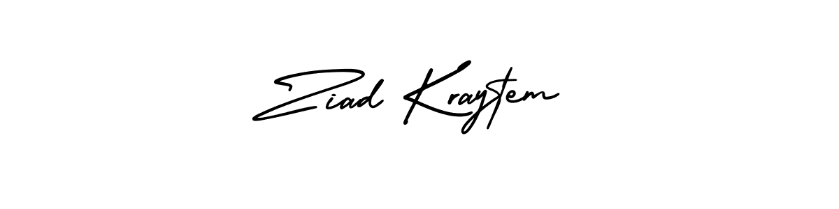 This is the best signature style for the Ziad Kraytem name. Also you like these signature font (AmerikaSignatureDemo-Regular). Mix name signature. Ziad Kraytem signature style 3 images and pictures png