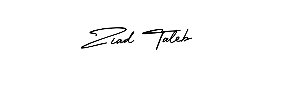 Similarly AmerikaSignatureDemo-Regular is the best handwritten signature design. Signature creator online .You can use it as an online autograph creator for name Ziad Taleb. Ziad Taleb signature style 3 images and pictures png