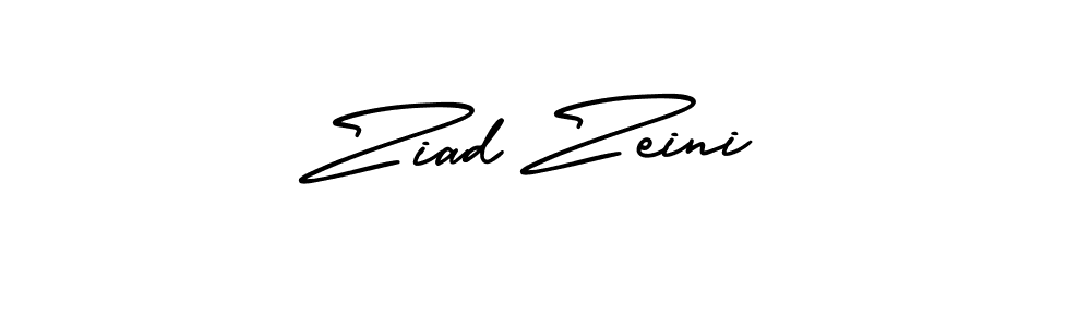 It looks lik you need a new signature style for name Ziad Zeini. Design unique handwritten (AmerikaSignatureDemo-Regular) signature with our free signature maker in just a few clicks. Ziad Zeini signature style 3 images and pictures png