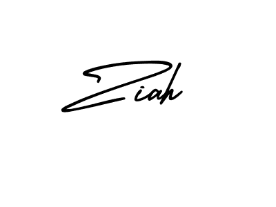 Best and Professional Signature Style for Ziah. AmerikaSignatureDemo-Regular Best Signature Style Collection. Ziah signature style 3 images and pictures png