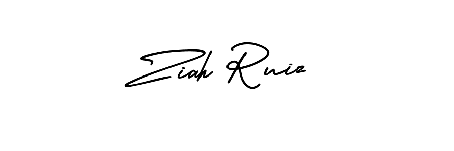 Similarly AmerikaSignatureDemo-Regular is the best handwritten signature design. Signature creator online .You can use it as an online autograph creator for name Ziah Ruiz. Ziah Ruiz signature style 3 images and pictures png
