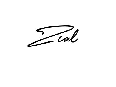 Use a signature maker to create a handwritten signature online. With this signature software, you can design (AmerikaSignatureDemo-Regular) your own signature for name Zial. Zial signature style 3 images and pictures png