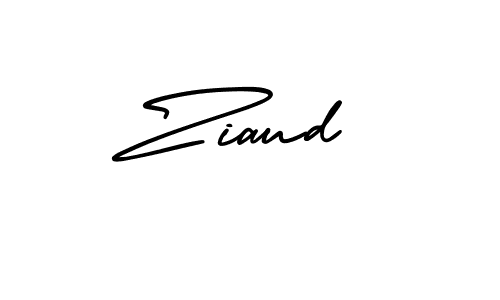 Use a signature maker to create a handwritten signature online. With this signature software, you can design (AmerikaSignatureDemo-Regular) your own signature for name Ziaud. Ziaud signature style 3 images and pictures png