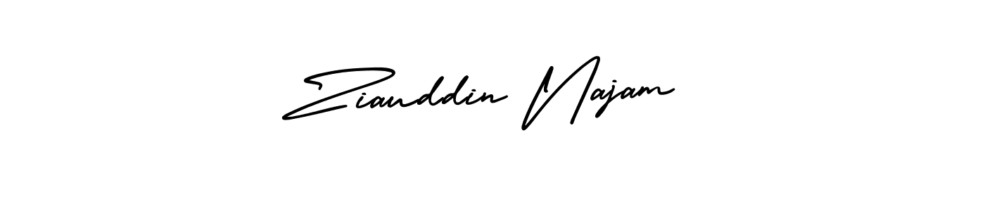 How to Draw Ziauddin Najam signature style? AmerikaSignatureDemo-Regular is a latest design signature styles for name Ziauddin Najam. Ziauddin Najam signature style 3 images and pictures png