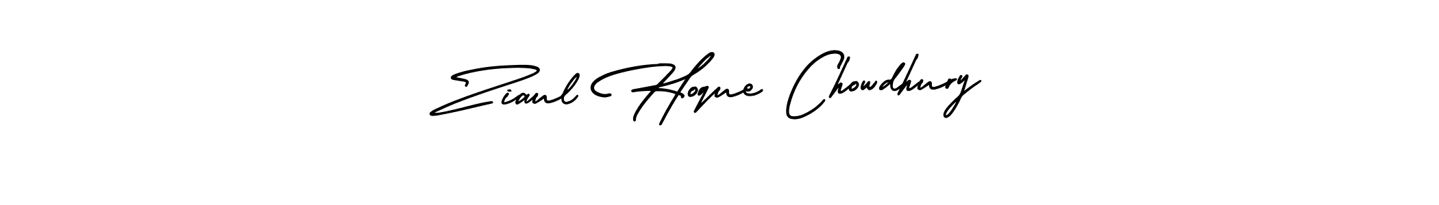 How to make Ziaul Hoque Chowdhury name signature. Use AmerikaSignatureDemo-Regular style for creating short signs online. This is the latest handwritten sign. Ziaul Hoque Chowdhury signature style 3 images and pictures png