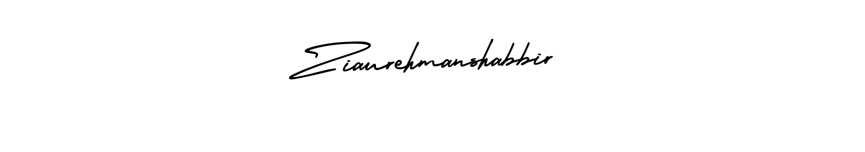 Design your own signature with our free online signature maker. With this signature software, you can create a handwritten (AmerikaSignatureDemo-Regular) signature for name Ziaurehmanshabbir. Ziaurehmanshabbir signature style 3 images and pictures png