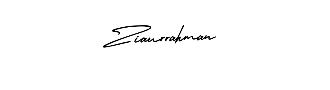 The best way (AmerikaSignatureDemo-Regular) to make a short signature is to pick only two or three words in your name. The name Ziaurrahman include a total of six letters. For converting this name. Ziaurrahman signature style 3 images and pictures png