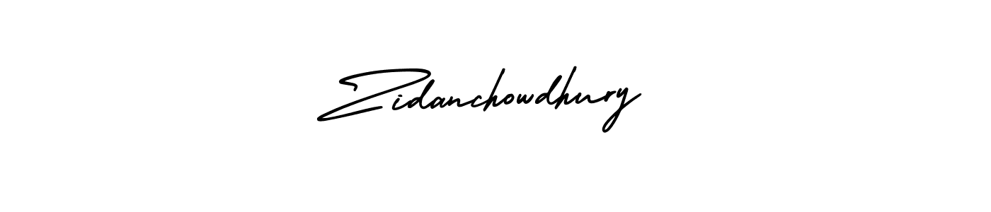 Create a beautiful signature design for name Zidanchowdhury. With this signature (AmerikaSignatureDemo-Regular) fonts, you can make a handwritten signature for free. Zidanchowdhury signature style 3 images and pictures png