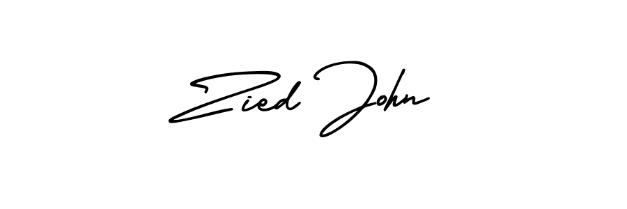 Best and Professional Signature Style for Zied John. AmerikaSignatureDemo-Regular Best Signature Style Collection. Zied John signature style 3 images and pictures png