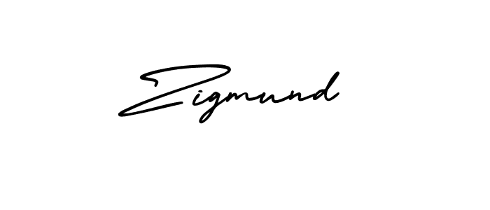 You should practise on your own different ways (AmerikaSignatureDemo-Regular) to write your name (Zigmund) in signature. don't let someone else do it for you. Zigmund signature style 3 images and pictures png