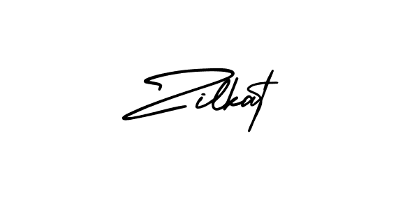 Design your own signature with our free online signature maker. With this signature software, you can create a handwritten (AmerikaSignatureDemo-Regular) signature for name Zilkat. Zilkat signature style 3 images and pictures png