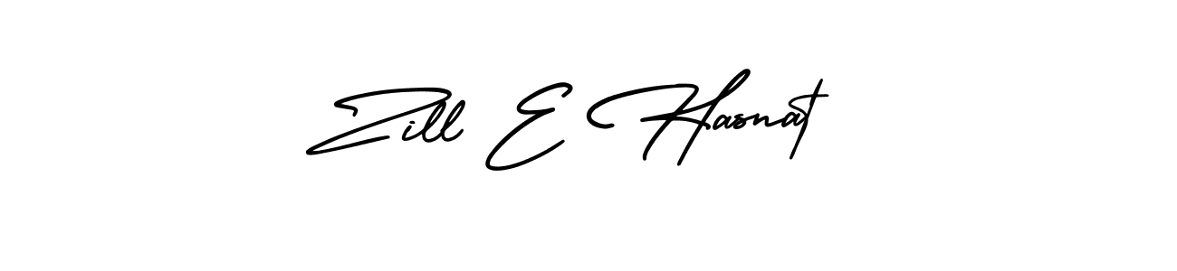 Use a signature maker to create a handwritten signature online. With this signature software, you can design (AmerikaSignatureDemo-Regular) your own signature for name Zill E Hasnat. Zill E Hasnat signature style 3 images and pictures png