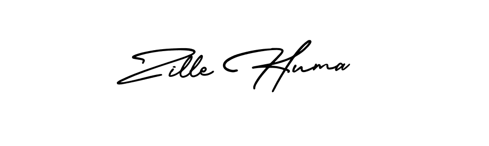 It looks lik you need a new signature style for name Zille Huma. Design unique handwritten (AmerikaSignatureDemo-Regular) signature with our free signature maker in just a few clicks. Zille Huma signature style 3 images and pictures png