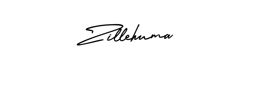 if you are searching for the best signature style for your name Zillehuma. so please give up your signature search. here we have designed multiple signature styles  using AmerikaSignatureDemo-Regular. Zillehuma signature style 3 images and pictures png