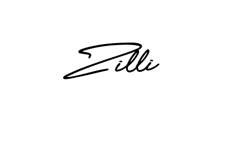 How to Draw Zilli signature style? AmerikaSignatureDemo-Regular is a latest design signature styles for name Zilli. Zilli signature style 3 images and pictures png