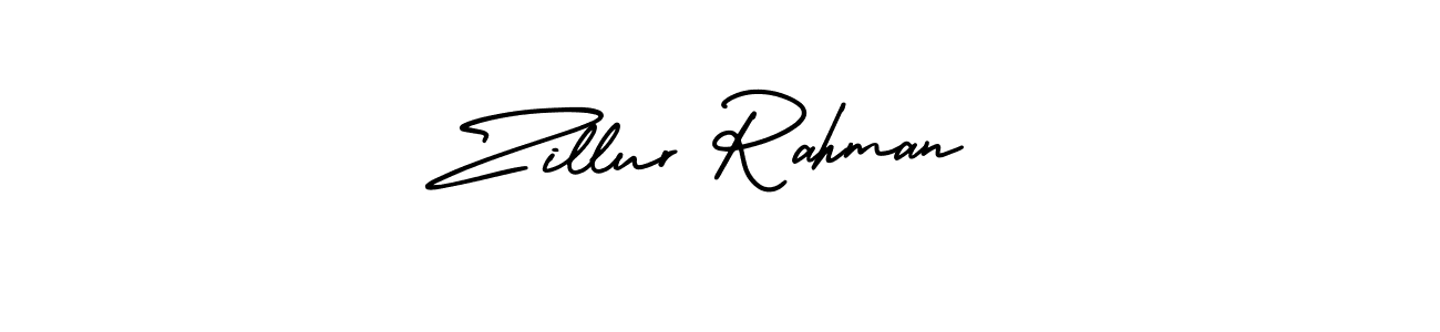 The best way (AmerikaSignatureDemo-Regular) to make a short signature is to pick only two or three words in your name. The name Zillur Rahman include a total of six letters. For converting this name. Zillur Rahman signature style 3 images and pictures png