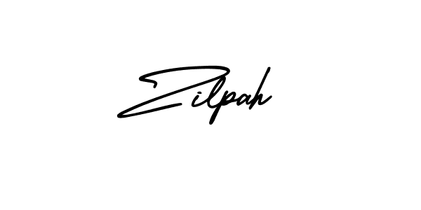 How to make Zilpah signature? AmerikaSignatureDemo-Regular is a professional autograph style. Create handwritten signature for Zilpah name. Zilpah signature style 3 images and pictures png