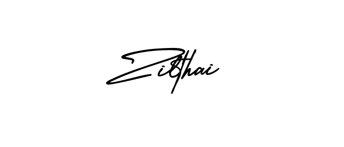 AmerikaSignatureDemo-Regular is a professional signature style that is perfect for those who want to add a touch of class to their signature. It is also a great choice for those who want to make their signature more unique. Get Zilthai name to fancy signature for free. Zilthai signature style 3 images and pictures png