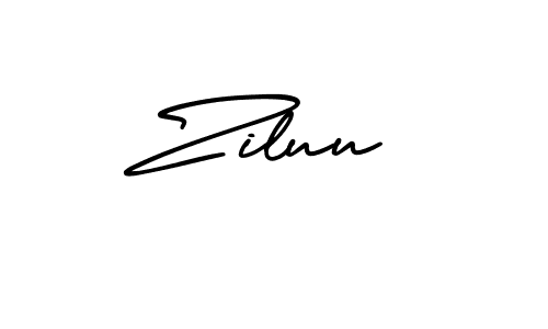 Also You can easily find your signature by using the search form. We will create Ziluu name handwritten signature images for you free of cost using AmerikaSignatureDemo-Regular sign style. Ziluu signature style 3 images and pictures png