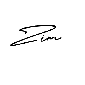 How to make Zim signature? AmerikaSignatureDemo-Regular is a professional autograph style. Create handwritten signature for Zim name. Zim signature style 3 images and pictures png