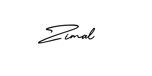 Use a signature maker to create a handwritten signature online. With this signature software, you can design (AmerikaSignatureDemo-Regular) your own signature for name Zimal . Zimal  signature style 3 images and pictures png