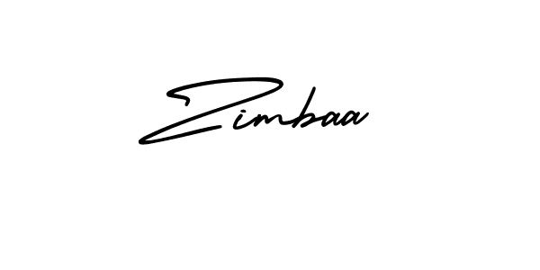 AmerikaSignatureDemo-Regular is a professional signature style that is perfect for those who want to add a touch of class to their signature. It is also a great choice for those who want to make their signature more unique. Get Zimbaa name to fancy signature for free. Zimbaa signature style 3 images and pictures png