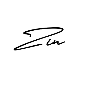 Similarly AmerikaSignatureDemo-Regular is the best handwritten signature design. Signature creator online .You can use it as an online autograph creator for name Zin. Zin signature style 3 images and pictures png